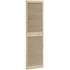 Spintelės durys su durimis 2 pcs Natūrali 201 x 2,1 x 59,5 cm
