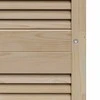 Spintelės durys su durimis 4 pcs Natūrali 201 x 2,1 x 49,5 cm