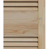 Spintelės durys su durimis 4 pcs Natūrali 201 x 2,1 x 59,5 cm