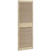 Spintelės durys su durimis 4 pcs Natūrali 170 x 2,1 x 59,5 cm