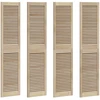 Spintelės durys 4 vnt. 170 x 39,5 cm Pušies medienos masyvas