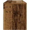 Spintelės prie lovos 2 vnt su šviesos diodais Old Wood