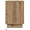 Spintelės prie lovos su LED lemputėmis 2 vnt Artisan Oak