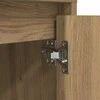 Spintelės prie lovos su LED lemputėmis 2 vnt Artisan Oak