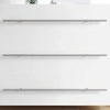 Spintelės rankena 12 pcs Sidabro 700 mm Nerūdijantis Plienas