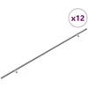 Spintelės rankena 12 pcs Sidabro 800 mm Nerūdijantis Plienas