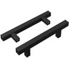 Spintelės rankena 2 pcs Juoda 150 x 12,3 x 35,2 mm