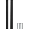Spintelės rankena 2 pcs Juoda 150 x 12,3 x 35,2 mm