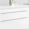 Spintelės rankena 2 pcs Sidabro 800 mm Nerūdijantis Plienas