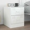 Spintelės Rankenos 12 pcs Balta 85 x 45 mm Metalas