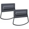 Spintelės Rankenos 2 vnt. Antracitas 85 x 45 mm Metalas
