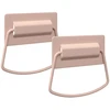 Spintelės Rankenos 2 vnt. Rožinė 85 x 45 mm Metalas