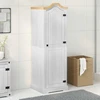 Spintos Balta 55 x 52 x 170 cm Kietos pušies mediena