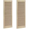 Spintelės durys su durimis 2 pcs Natūrali 110 x 2,1 x 39,5 cm