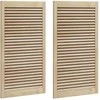 Spintelės durys su durimis 2 vnt. Natūrali 110 x 2,1 x 59,5 cm