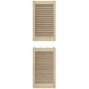 Spintelės durys su durimis 2 pcs Natūrali 140,5 x 2,1 x 39,5 cm