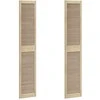 Spintelės durys su durimis 2 pcs Natūrali 201 x 2,1 x 39,5 cm