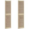 Spintelės durys su durimis 2 pcs Natūrali 201 x 2,1 x 49,5 cm