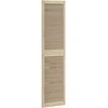 Spintelės durys su durimis 2 pcs Natūrali 201 x 2,1 x 49,5 cm