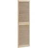 Spintelės durys su durimis 2 pcs Natūrali 201 x 2,1 x 59,5 cm