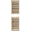 Spintelės durys su durimis 4 pcs Natūrali 140,5 x 2,1 x 39,5 cm
