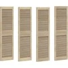 Spintelės durys su durimis 4 pcs Natūrali 140,5 x 2,1 x 39,5 cm