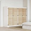 Spintelės durys su durimis 4 pcs Natūrali 49,5 x 2,1 x 140,5 cm