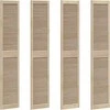 Spintelės durys su durimis 4 pcs Natūrali 201 x 2,1 x 39,5 cm