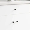 Spintų rankenėlės 2 vnt. Juoda M4 x 12 mm Geležis
