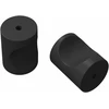 Spintų rankenėlės 2 vnt. Juoda M4 x 12 mm Geležis