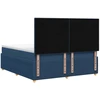 Spyruoklinė lova su čiužiniu Mėlyna 140 x 190 cm Audinys
