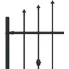 Spyruoklinė tvora Asten Juoda 200 x 130 cm