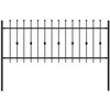 Spyruoklinė tvora Asten Juoda 200 x 130 cm