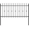 Spyruoklinė tvora Asten Juoda 200 x 150 cm
