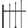Spyruoklinė tvora Asten Juoda 200 x 150 cm