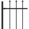 Spyruoklinė tvora Asten Juoda 200 x 200 cm