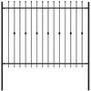 Spyruoklinė tvora Asten Juoda 200 x 200 cm