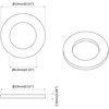 Spyruoklinis plovimas 12 vnt. Balta 13 x 1 mm Geležis