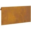 Sraigių tvora 16 pcs Rūdijanti 50 x 3,5 x 25 cm