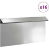 Sraigių tvora 16 pcs Sidabro 50 x 3,5 x 25 cm Cinkuota plienas
