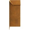 Sraigių tvora 4 pcs 10 x 10 x 25 cm Rūdijanti