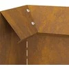 Sraigių tvora 4 pcs 10 x 10 x 25 cm Rūdijanti