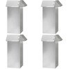 Sraigių tvora 4 vnt. 13,5 x 13,5 x 25 cm Galvanizuotas plienas