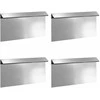 Sraigių tvora 4 pcs Sidabro 50 x 3,5 x 25 cm Cinkuota plienas
