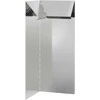 Sraigių tvora Sidabro 10 x 10 x 25 cm Cinkuota plienas