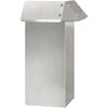 Sraigių tvora Sidabro 13,5 x 13,5 x 25 cm Nerūdijantis Plienas