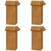 Sraigių tvoros 12 pcs Rūdijanti