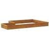 Sraigių tvoros 16 pcs 100 x 3,5 x 25 cm Rūdijanti