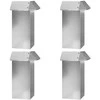 Sraigių tvoros 8 pcs 100 x 3,5 x 25 cm Cinkuota plienas Sidabro