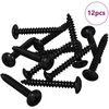 Srieginiai Nagai 12 vnt. Juoda M4 x 28 mm Plienas